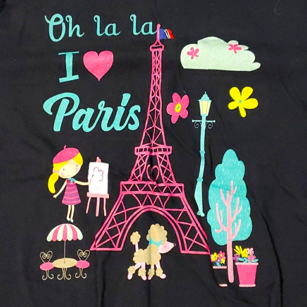 Paris T-shirt, girls large